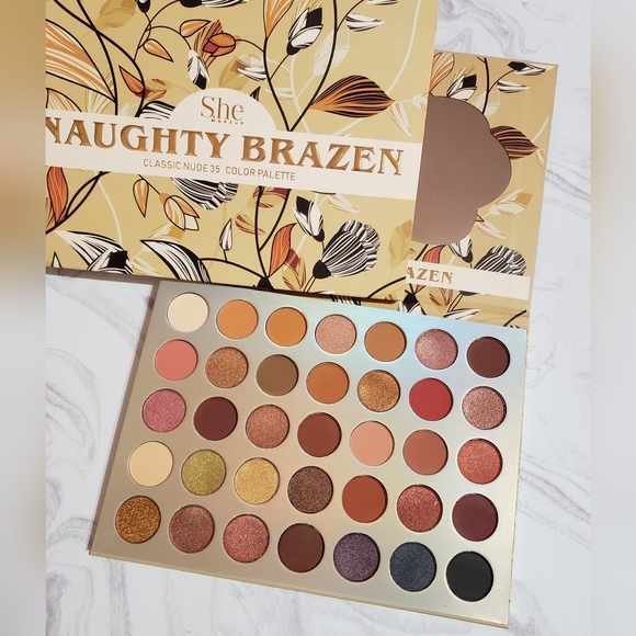 Naughty Brazen Classic Nudes 35 Color Palette From She Makeup - Picture 1 of 4